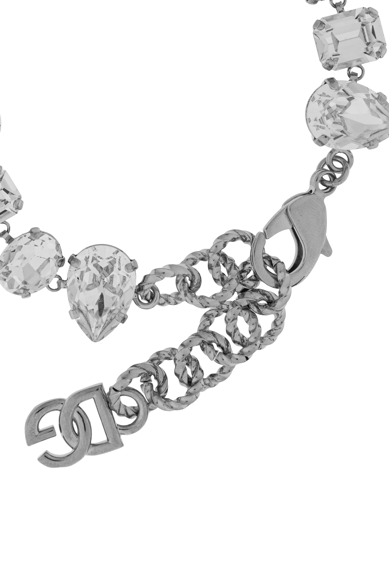 アクセサリー DOLCE &GABBANA SILVER BRACELET Silver Bracelet with shimmering crystals Dolce & Gabbana